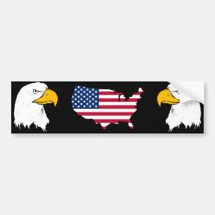 Adesivo Para Carro Orgulhoso ser americano - bandeira dos E.U.