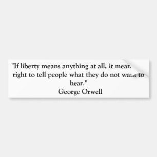 ADESIVO PARA CARRO ORWELL