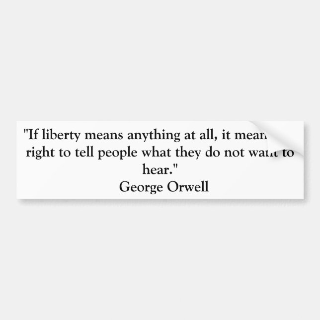 ADESIVO PARA CARRO ORWELL (Frente)