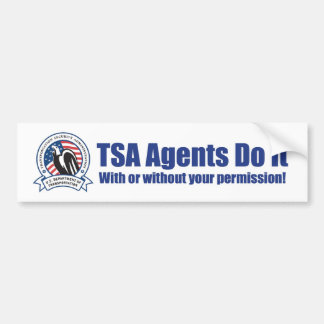 Adesivo Para Carro Os agentes de TSA fazem-no (com ou sem SUA