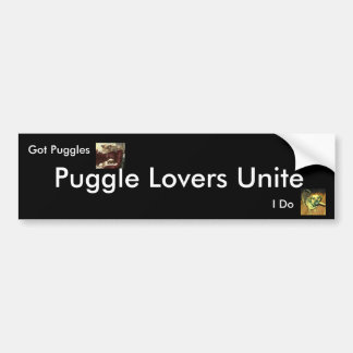 Adesivo Para Carro Os amantes de Puggle unem-se,