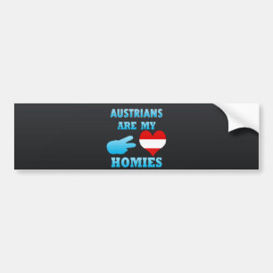 Adesivo Para Carro Os austríacos são meu Homies