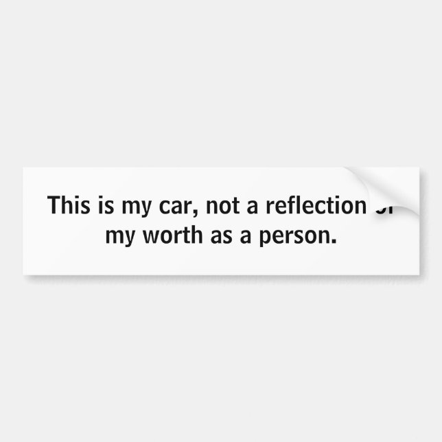 Adesivo Para Carro Os carros não são tudo (Frente)