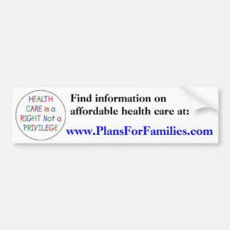 Adesivo Para Carro Os cuidados médicos são um direito não um