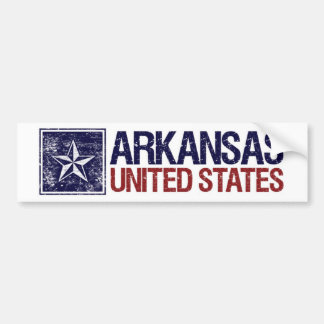 Adesivo Para Carro Os Estados Unidos do vintage com estrela -