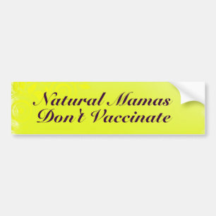 Adesivo Para Carro Os Mamas naturais não vacinam