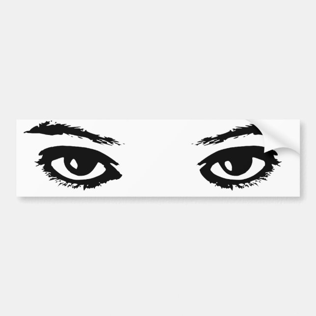 Adesivo Para Carro Os olhos têm-no (Frente)