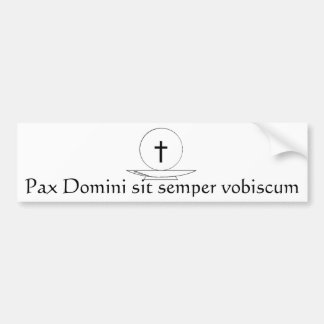 Adesivo Para Carro Os Pax Domini sentam o vobiscum do semper