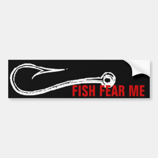 ADESIVO PARA CARRO OS PEIXES TEMEM-ME GANCHO