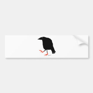 Adesivo Para Carro Os pés de corvo