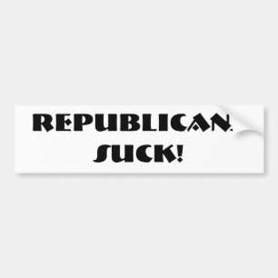Adesivo Para Carro Os republicanos sugam!