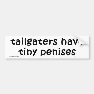 Adesivo Para Carro os tailgaters têm o AUTOCOLANTE NO VIDRO TRASEIRO