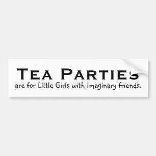 Adesivo Para Carro Os tea party são para as meninas…
