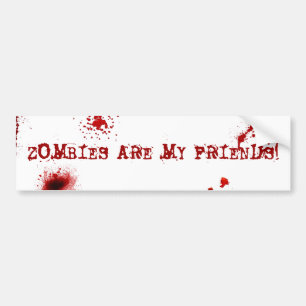 Adesivo Para Carro Os zombis são meus amigos