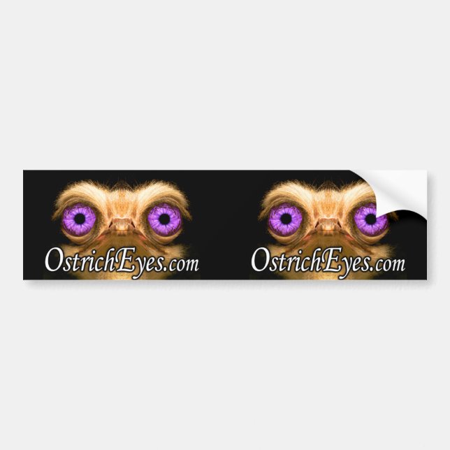 Adesivo Para Carro OstrichFace BumperSticker dobro (Frente)
