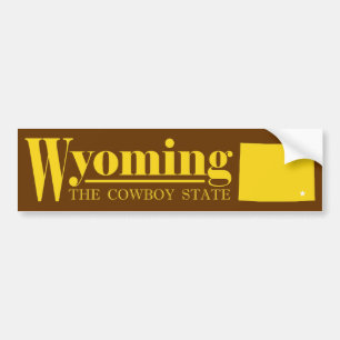 Adesivo Para Carro Ouro de Wyoming