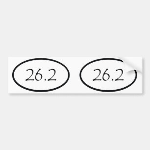 Adesivo Para Carro oval 26,2