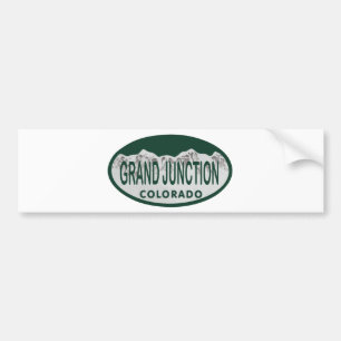 Adesivo Para Carro Oval da licença de Grand Junction