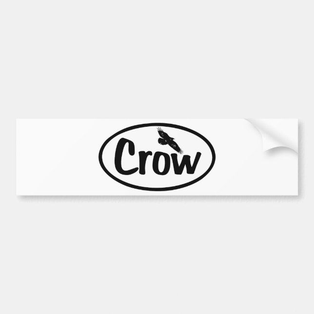 Adesivo Para Carro Oval do corvo (Frente)