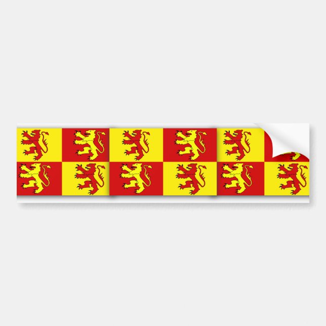 Adesivo Para Carro Owain Glyndwr, bandeira de Reino Unido (Frente)