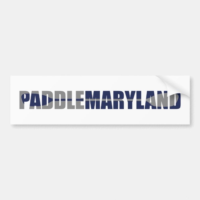 Adesivo Para Carro Paddle Maryland Kayaking (Frente)