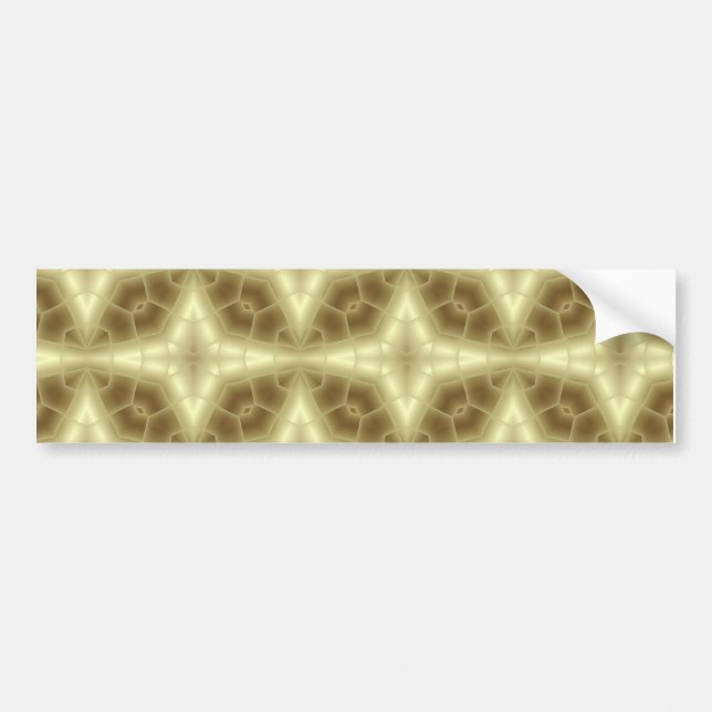 Adesivo Para Carro Padrão de abstrato Dourado (Frente)