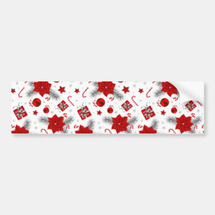 Adesivo Para Carro Padrão de decoração de Natal