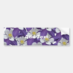 Adesivo Para Carro Padrão de Flor Columbina