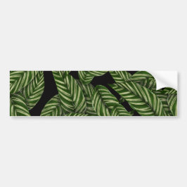 Adesivo Para Carro Padrão de Folhas Tropicais