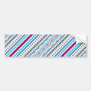 Adesivo Para Carro padrões design de de menina azul-claro