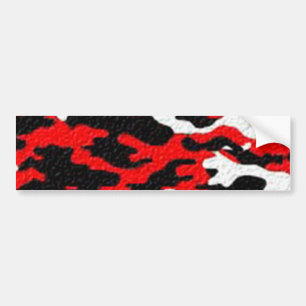 Adesivo Para Carro Padrões do vermelho da camuflagem