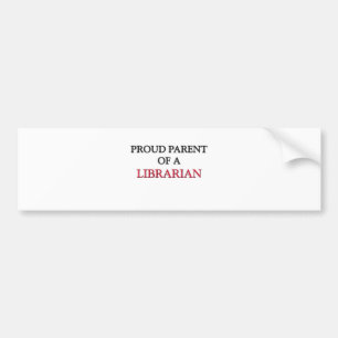 Adesivo Para Carro Pai orgulhoso de um BIBLIOTECÁRIO