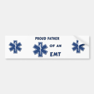 Adesivo Para Carro Pai orgulhoso de um EMT