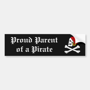 Adesivo Para Carro Pai orgulhoso de um pirata