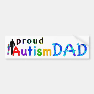 Adesivo Para Carro Pai orgulhoso do autismo