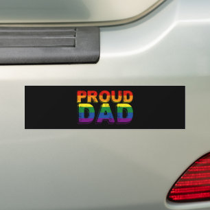 Adesivo Para Carro Pai Orgulhoso LGBT Pai Orgulho Gay