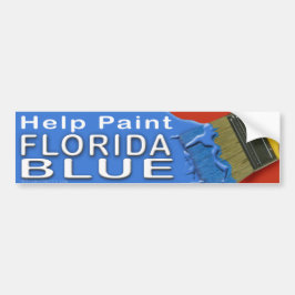 Adesivo Para Carro Paint Florida Blue Bumper Sticker 2