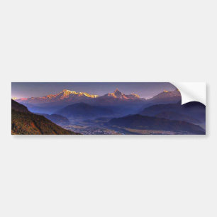 Adesivo Para Carro Paisagem da vista: HIMALAYA POKHARA NEPAL