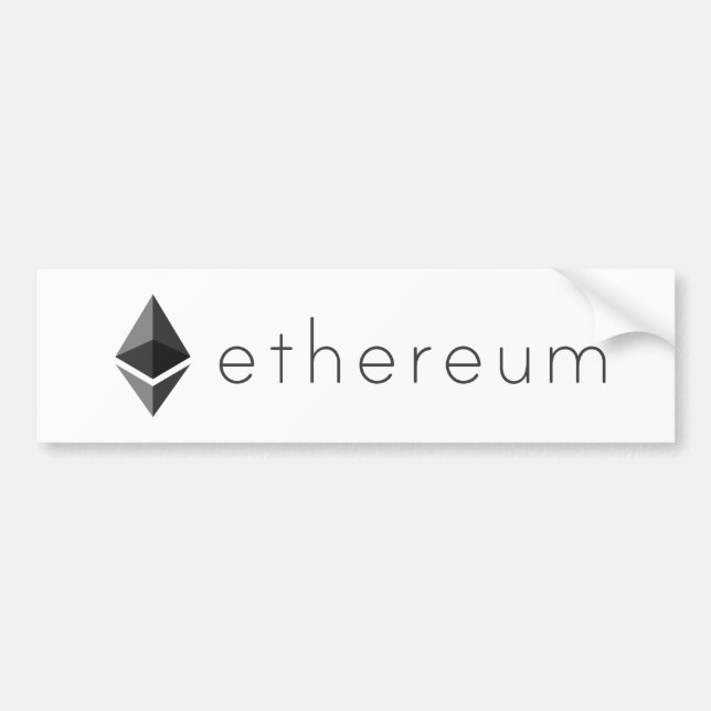Adesivo Para Carro Paisagem de Ethereum (Frente)