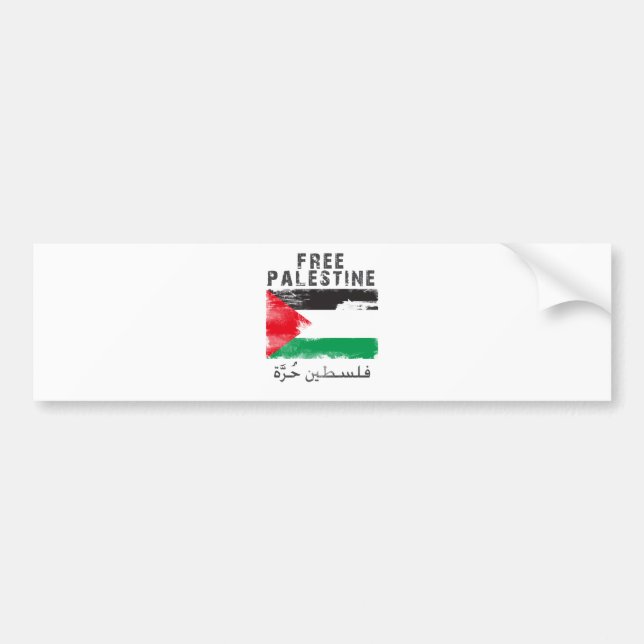 Adesivo Para Carro Palestina livre (Frente)