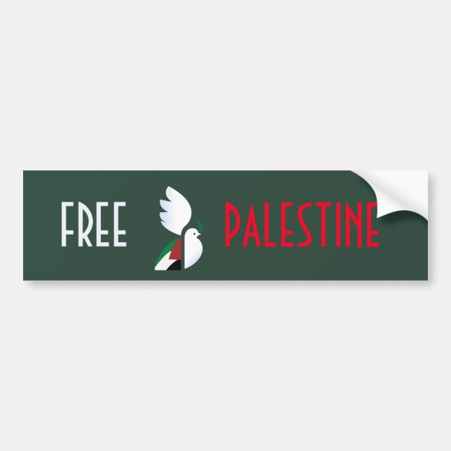 Adesivo Para Carro Palestina livre (Frente)