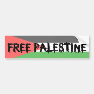 Adesivo Para Carro PALESTINA LIVRE Bumpersticker