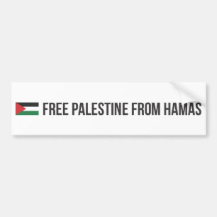 Adesivo Para Carro Palestina livre de Hamas