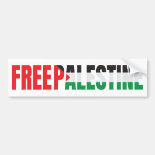 Adesivo Para Carro Palestina Livre, Gaza Livre, Bandeira da Palestina