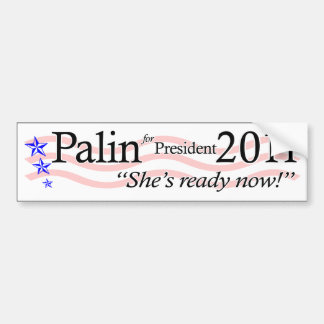 Adesivo Para Carro Palin para o presidente 2011