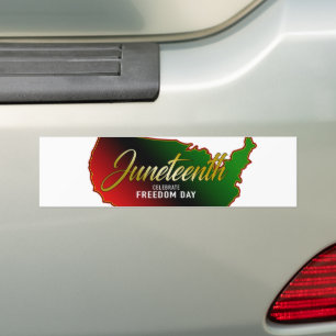 Adesivo Para Carro Pan African, 19 de junho, Bumper Sticker