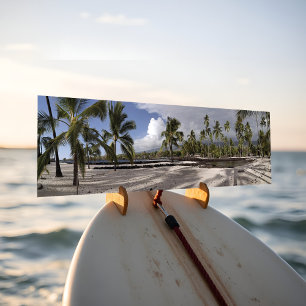 Adesivo Para Carro Panorama litoral da praia tropical grande de Hava