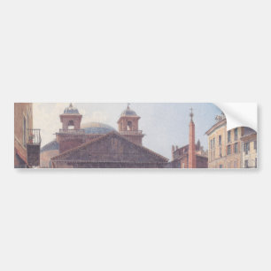 Adesivo Para Carro Pantheon e Piazza della Rotonda em Roma, Itália