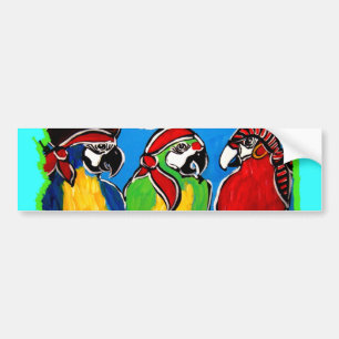 Adesivo Para Carro PAPagaios PIRATAS