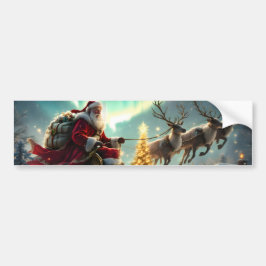 Adesivo Para Carro Papai Noel Chegando